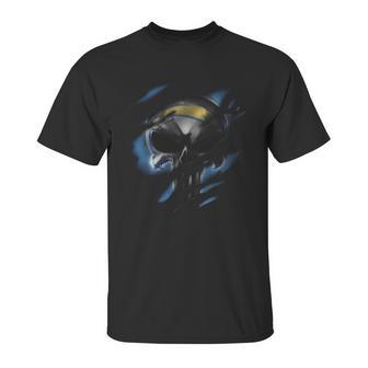 Chargers Skull New Tshirt Hoodies And More Unisex T-Shirt | Favorety