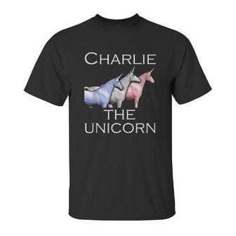 Charlie The Unicorns Unisex T-Shirt | Favorety