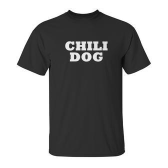 Chili Dog Food Halloween Costume Party Cute Funny Unisex T-Shirt | Favorety CA