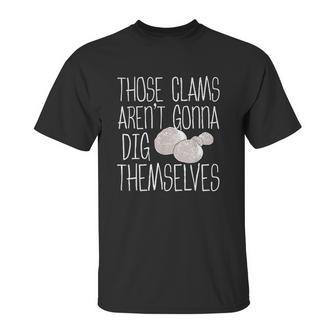 Clam Digger Gift Razor Littleneck Manila Clamdigger Gear Unisex T-Shirt | Favorety AU