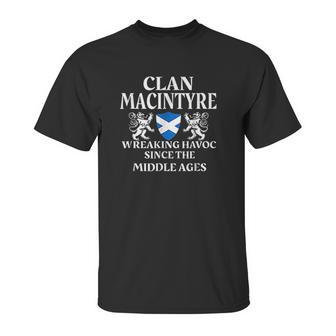 Clan Macrae Wreaking Havoc Since The Middle Ages Unisex T-Shirt | Favorety AU