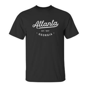 Classic Retro Vintage Atlanta Georgia Usa Unisex T-Shirt | Favorety CA