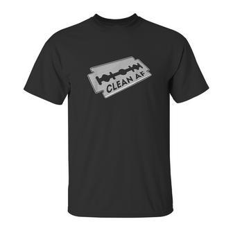 Clean Af Razor Blade Barber Unisex T-Shirt | Favorety UK