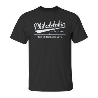 Clothing Co Philadelphia Pennsylvania City Of Brotherly Love Unisex T-Shirt | Favorety CA