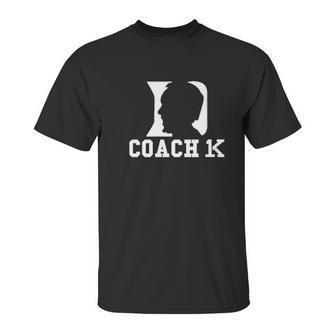 Coach K Face 1000 Wins 1K Unisex T-Shirt | Favorety