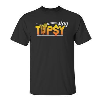 Cocktail Mixologist Barman Stay Tipsy Unisex T-Shirt | Favorety DE