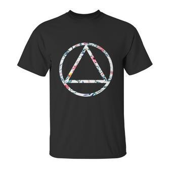 Cool Aa Symbol Narcotics Anonymous Na Aa Funny Gift Unisex T-Shirt | Favorety CA