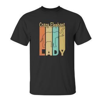 Crazy Elephant Lady 2 Unisex T-Shirt | Favorety AU