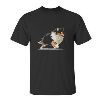 Cute Sheltie Shetland Sheepdog Unisex T-Shirt | Favorety DE