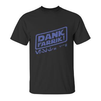 Dank Farrik Blue Unisex T-Shirt | Favorety