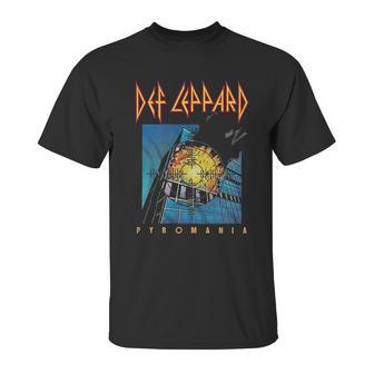 Def Leppard Pyromania 80S Heavy Hair Metal Band Rock And Roll Unisex T-Shirt | Favorety CA