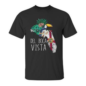 Del Boca Vista Florida Tropical Unisex T-Shirt | Favorety AU