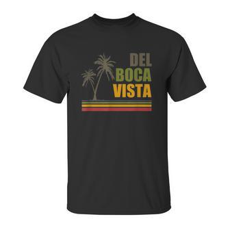 Del Boca Vista Ocean Retro Unisex T-Shirt | Favorety