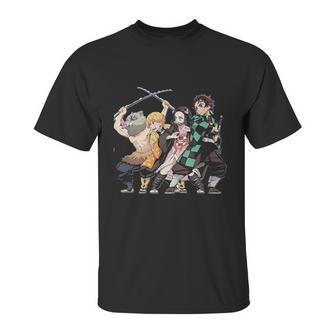 Demon Slayer Main Characters Unisex T-Shirt | Favorety UK