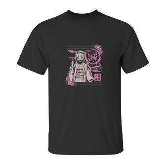 Demon Slayer Graphic In Pink Unisex T-Shirt | Favorety