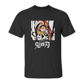 Demon Slayer Sword Cartoon Anime Unisex T-Shirt | Favorety