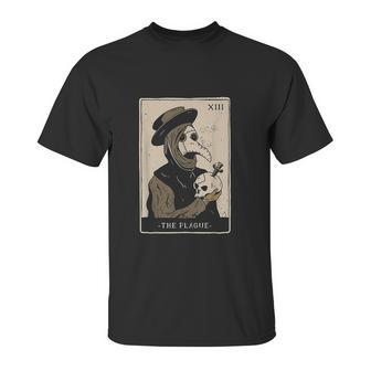 Design Show A Tarot Card With A Plague Doctor Unisex T-Shirt | Favorety AU