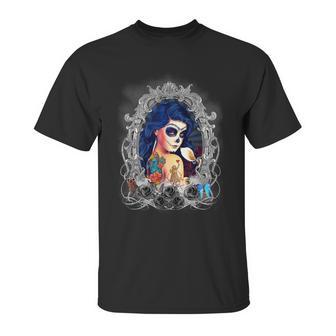 Dia De Los Muertos Sugar Skull Day Of The Dead Catrina Unisex T-Shirt | Favorety CA