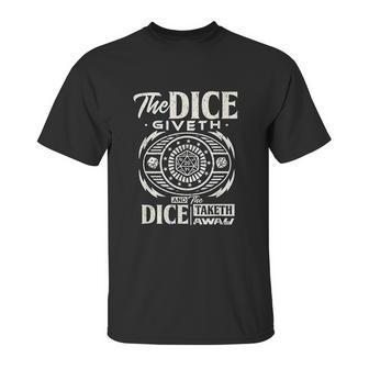 Dice Game Board Game Master Role Play Unisex T-Shirt | Favorety UK