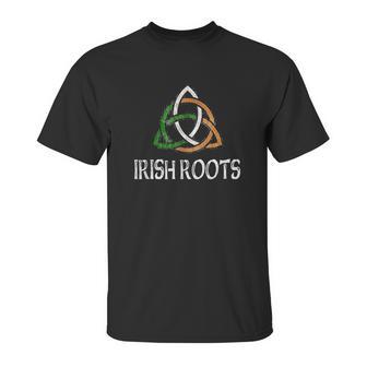 Distressed Irish Roots Celtic Knot Unisex T-Shirt | Favorety DE