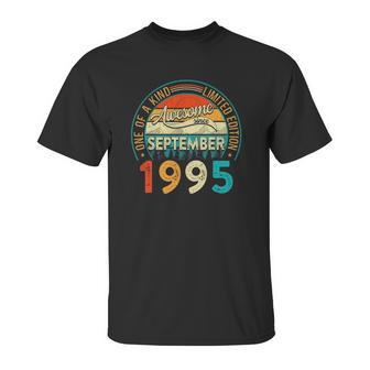 Distressed Vintage Awesome Since September 1995 26 Years Old Unisex T-Shirt | Favorety