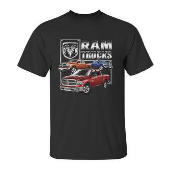 Dodge Ram Trucks Black Unisex T-Shirt | Favorety DE