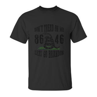 Dont Tread On Me Lets Go Brandon Fjb Anti Biden Graphic Design Printed Casual Daily Basic Unisex T-Shirt | Favorety AU