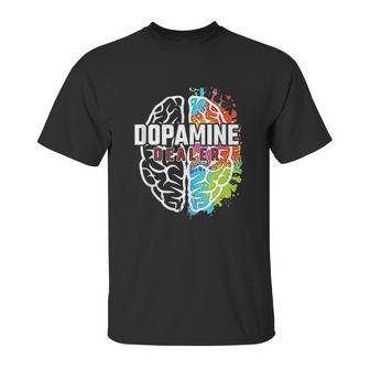 Dopamine Dealer Fitness Coach Personal Trainer Unisex T-Shirt | Favorety CA