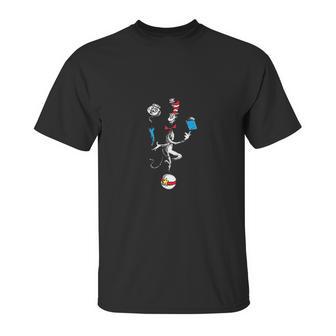 Dr Seuss The Cat In The Hat Balancing Act Unisex T-Shirt | Favorety CA