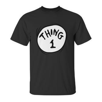 Dr Seuss Thing 1 Unisex T-Shirt | Favorety