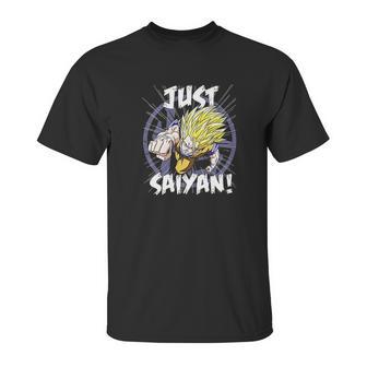 Dragon Ball Z Just Saiyan Unisex T-Shirt | Favorety