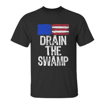 Drain The Swamp Graphic Design Printed Casual Daily Basic Unisex T-Shirt | Favorety AU