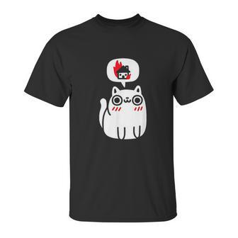 Dreaming Of Destruction Funny Cat Unisex T-Shirt | Favorety UK