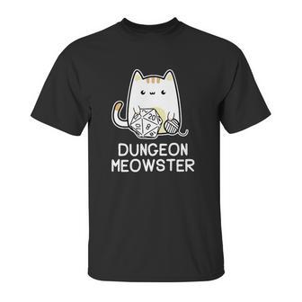 Dungeon Meowster Dungeons And Dragons Unisex T-Shirt | Favorety