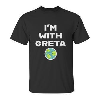 Earth Day Climate Change I Am With Greta Science Graphic Unisex T-Shirt | Favorety AU