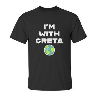 Earth Day Climate Change I Am With Greta Unisex T-Shirt | Favorety AU