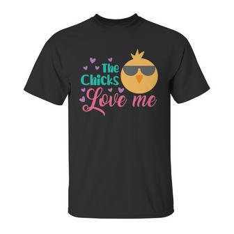 Easter The Chicks Love Me Unisex T-Shirt | Favorety AU