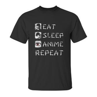 Eat Sleep Anime Repeat Unisex T-Shirt | Favorety CA