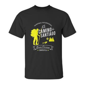 El Camino De Santiago Compostela Spain Pilgrim Hikers Gift Unisex T-Shirt | Favorety