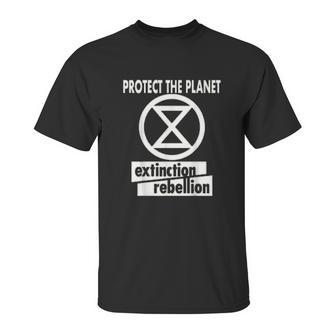 Extinction Rebellion In Green Rebel For Life Climate Change Unisex T-Shirt | Favorety UK