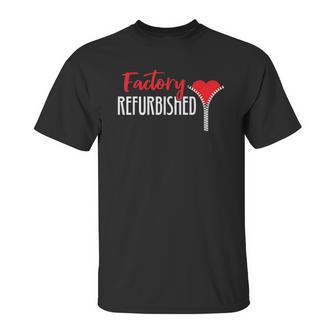 Factory Refurbished Open Heart Bypass Surgery Zipper Unisex T-Shirt | Favorety CA