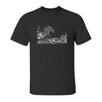 Famous Vintage Art The Great Wave By Katsushika Hokusai Unisex T-Shirt | Favorety CA