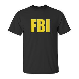 Fbi Federal Bureau Of Investigation Logo Unisex T-Shirt | Favorety