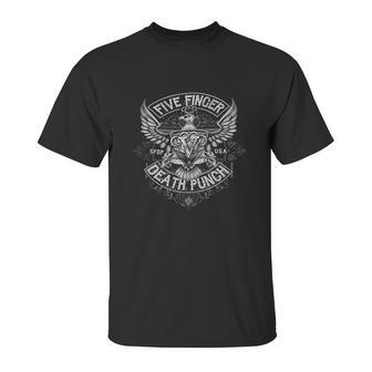 Five Finger Death Punch Howe Eagle Crest Unisex T-Shirt | Favorety DE