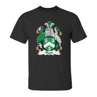 Flood Coat Of Arms Irish Family Crests Unisex T-Shirt | Favorety CA