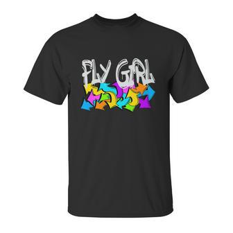 Fly Girl 80S 90S Girl Old School Hip Hop Unisex T-Shirt | Favorety AU