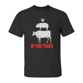 My Food Pyramid Shirt - Meat Lover Tshirt Unisex T-Shirt | Favorety UK