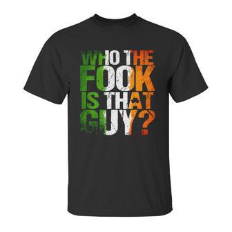 Who The Fook Is That Guy T Shirt For Boxing Unisex T-Shirt | Favorety CA