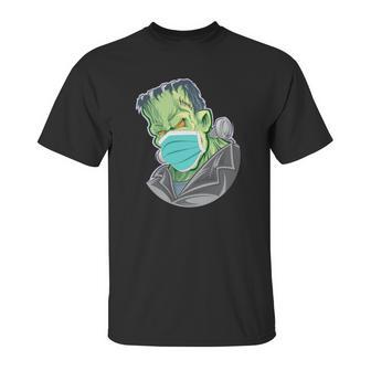 Frankenstein Pandemic Virus Mask Unisex T-Shirt | Favorety AU