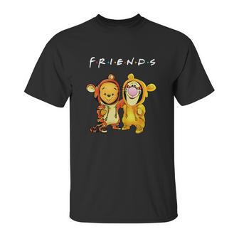 Friends Pooh And Tiger Unisex T-Shirt | Favorety